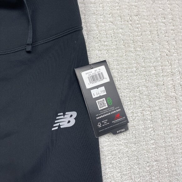New Balance Printed Accelerate Black Reflective Running Mid Rise Tight Wom XS - Picture 5 of 14